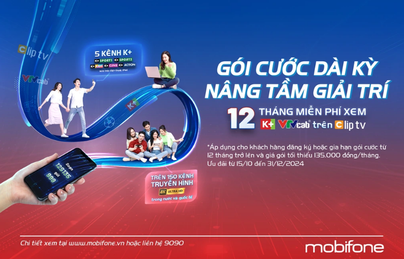 Ưu đãi: MobiFone tung ưu đãi cho gói cước dài kỳ - Nâng tầm trải nghiệm